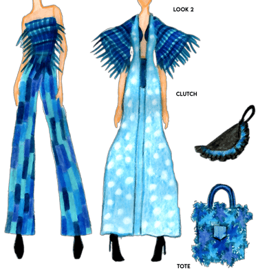 Bocetos de moda, carolina guerrero, refahioning, upcycling, reciclaje textil, ecodiseño, ecomoda