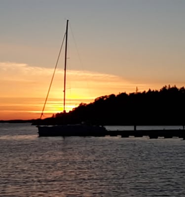 Segeln Sonnenuntergang