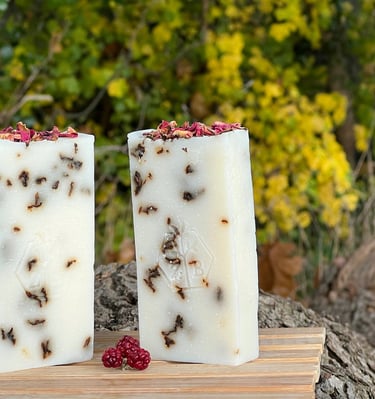 Zing's Botanicals natural rose soap