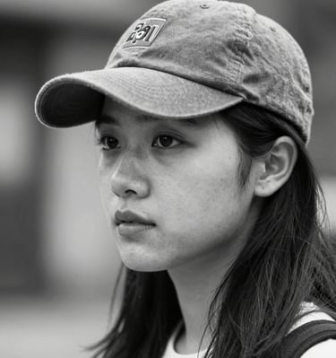 A single white sneaker is prominently displayed against a dark background. The shoe has a clean and minimal design with visible stitching, a perforated toe box, a lace-up closure, and a distinct sole. The lighting casts subtle shadows, emphasizing the contours and texture of the sneaker.