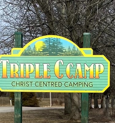 camp sign