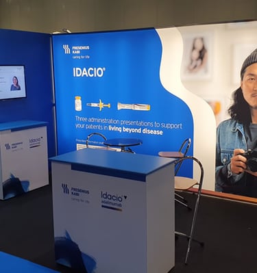 Backlit Eco Friendly Exhibition Stand 5m x 3m