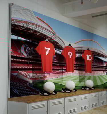 Internal Wall Mounted Fabric Graphics