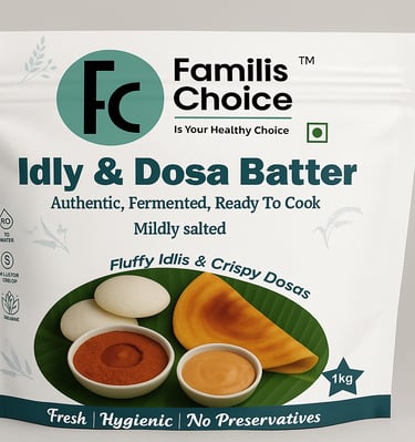 Idli & Dosa batter -  fluffy idlis and crispy dosas
