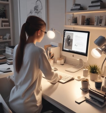 Several cans of flavored coffee, including charcoal and sea salt varieties, are arranged on a wooden table. The packaging features vibrant and colorful designs with cartoon characters. A box in the background displays more coffee cans, and some blurred text appears on a wall.