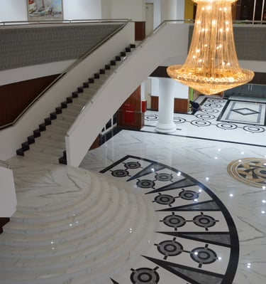 a chandelier with a chandelier and a chandelier
