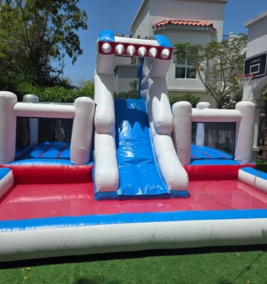 small water slide for small kids for rent in dubai