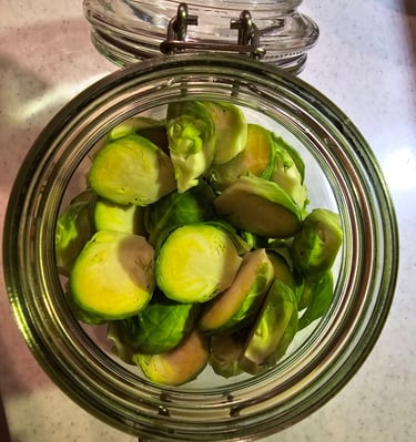 fermented brussel sprouts