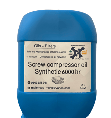 Synthetic screw compressor oil