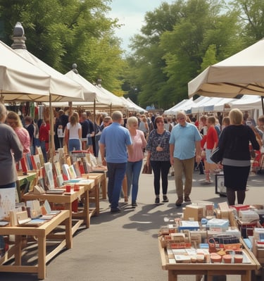 a large room with yellow machines