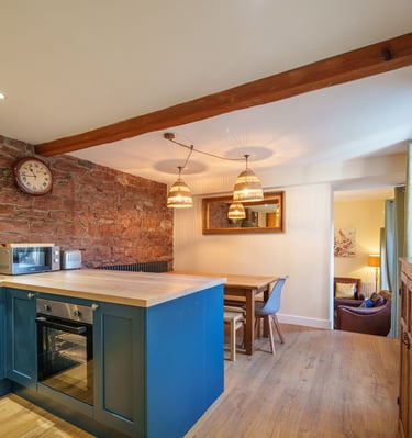 Well equipped catering kitchen holiday cottage Cumbria