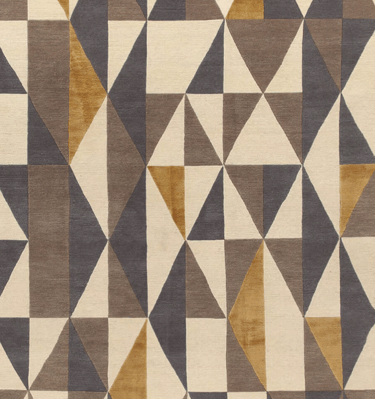 Tappeto con geometrie moderne