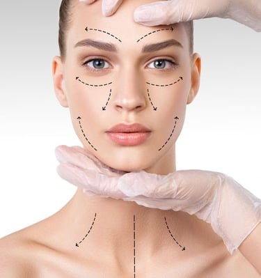 Female patient consulting best plastic surgeon in Udaipur Dr. Bharat Agarwal for cosmetic treatment