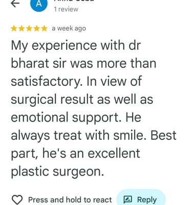 Dr. Bharat Agarwal, best plastic surgeon in Udaipur, conducting expert review for facelift surgery