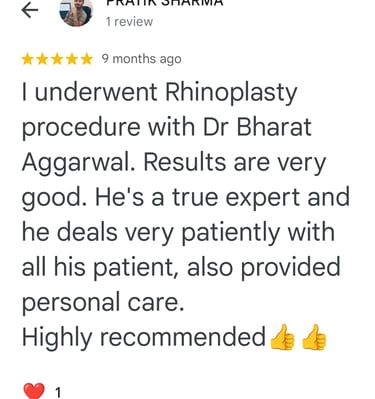 Best plastic surgeon in Udaipur Dr. Bharat Agarwal reviewing patient for rhinoplasty aesthetic procedure