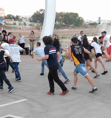 Usualdance JAM (na época Jam do Asfalto) no Parque da Cultura em Votuporanga, 2018. Foto: Ticko Bboy