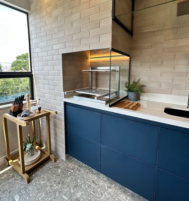 Projeto de área gourmet em São Paulo