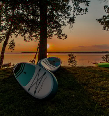 Vacation rental sunset photography