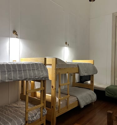 habitaciones compartidas en hostal montevideo