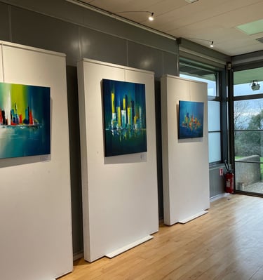exposition de tableaux d'art