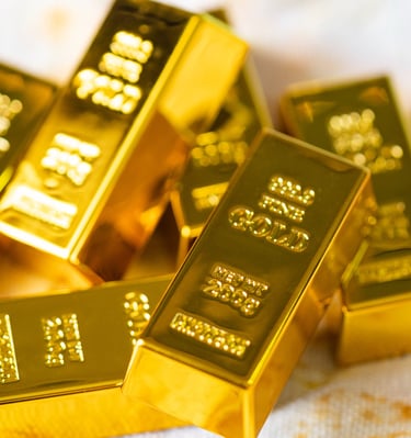 gold bars as tangible assets