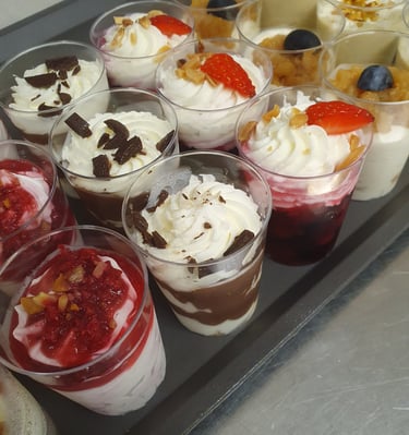 Plateau de Verrines sucrés