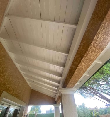 Rénovation peinture extérieure blanc