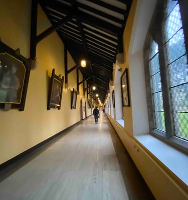 Maynooth University yellow cloister