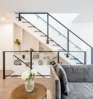 new stairs to the third floor