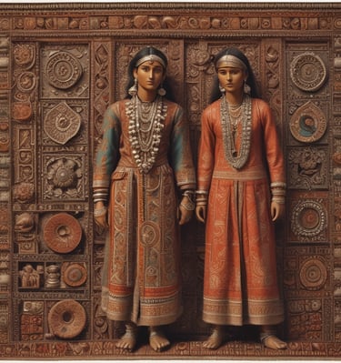 A vibrant pop-up event with people enjoying chai together.