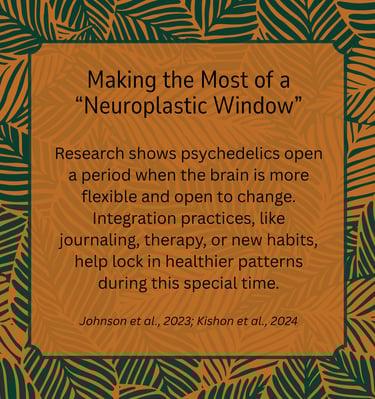 Integration: Making the most of a neuroplastic window