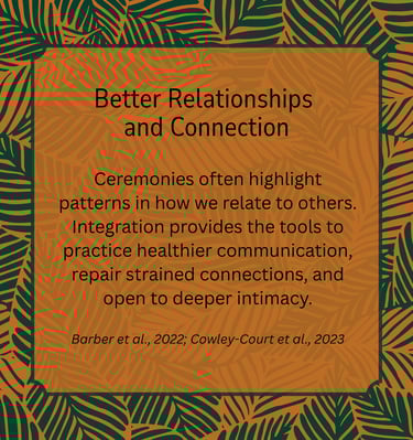 Integration: Better relationships and connections