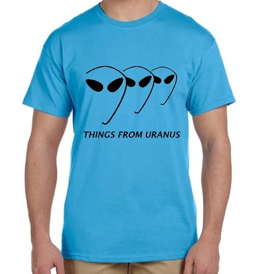 Blue Things From Uranus T-shirt