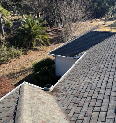 picture of a gutter system