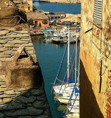 vue sur le vieux port Bastia 