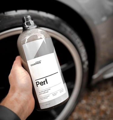 CarPro trim and tire dressing - Rosie Dazzlers Mobile Auto Detailing