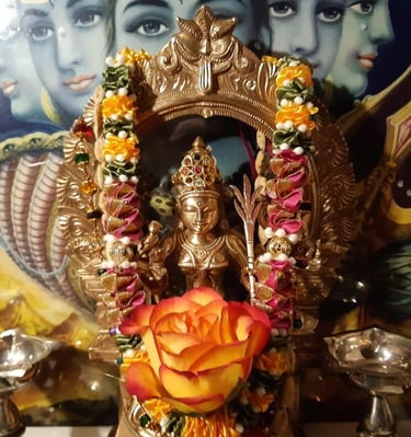 Sri Kamakshi deity at the Rotterdam Petam
