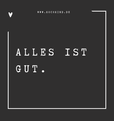 a black and white photo of a quote that says: everything is allright