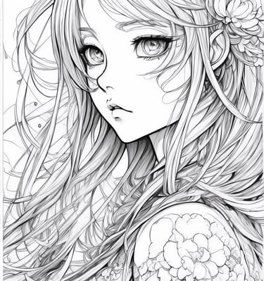 manga pages for coloring