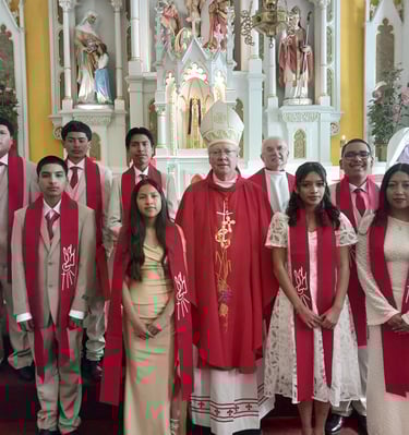 Sacrament of Confirmation in our Parish. March 23, 2025. Most Rev. Anthony Mikovsky