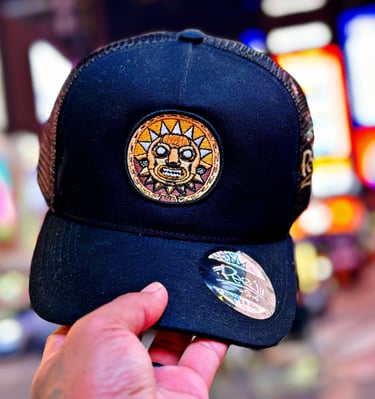 Inti trucker hat at Time Square NYC
