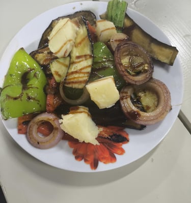 Grilled Vegetables , Sunset Drift Tavern , Ksamil Albania