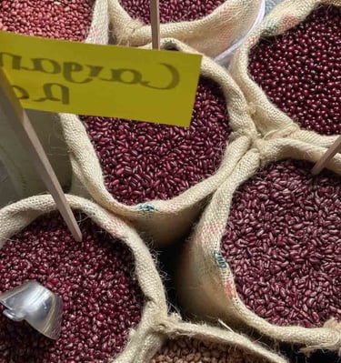 Primer-Plano-Frijol-Calidad-Superior-Saco-Yute-Seleccion-Manual