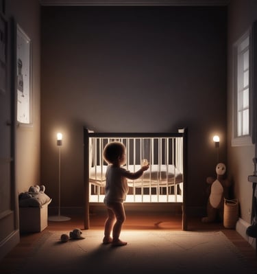 A set of colorful baby rattles and teething toys arranged on a white background.