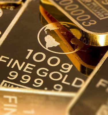 close-up of gold representing central banks using gold, and why you should too for gold ira