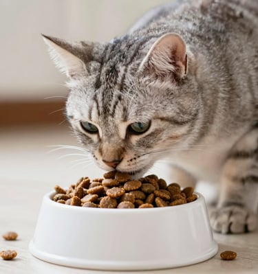 A majestic horse grazing in a sunlit field, fed with our premium horse feed.