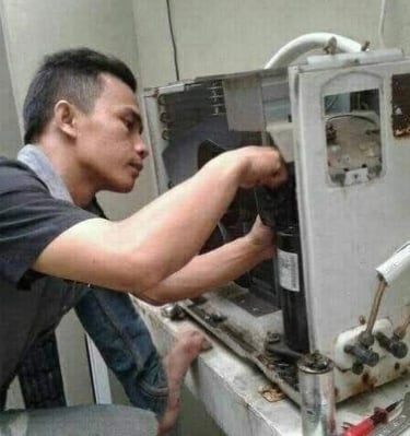 Lestari Teknik melayani service AC panggilan, cuci AC, tambah dan isi freon sukaraja bogor