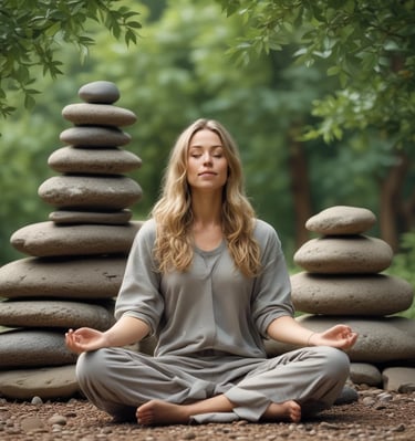 A modern psychologist's office with a therapist attentively listening to a patient during a session.