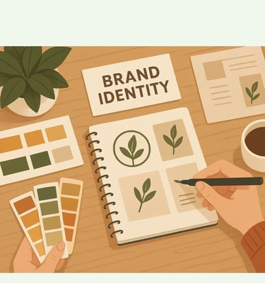 illustration pack identité visuelle