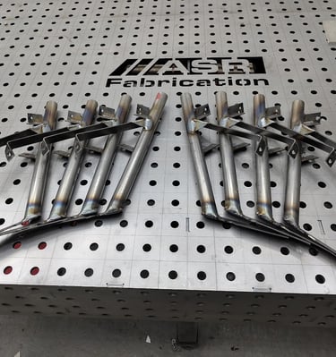 custom metal fabricated parts welded in house